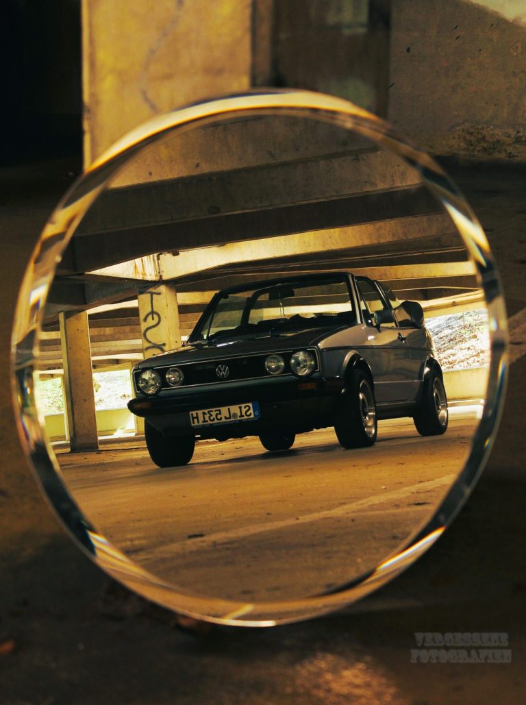 Golf 1 Cabrio Spiegelbild Garage